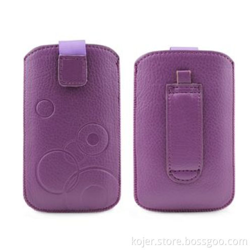 Leather Cases for Apple's iPhone 4, with Retractable Pull-tab, OEM Orders are Welcome